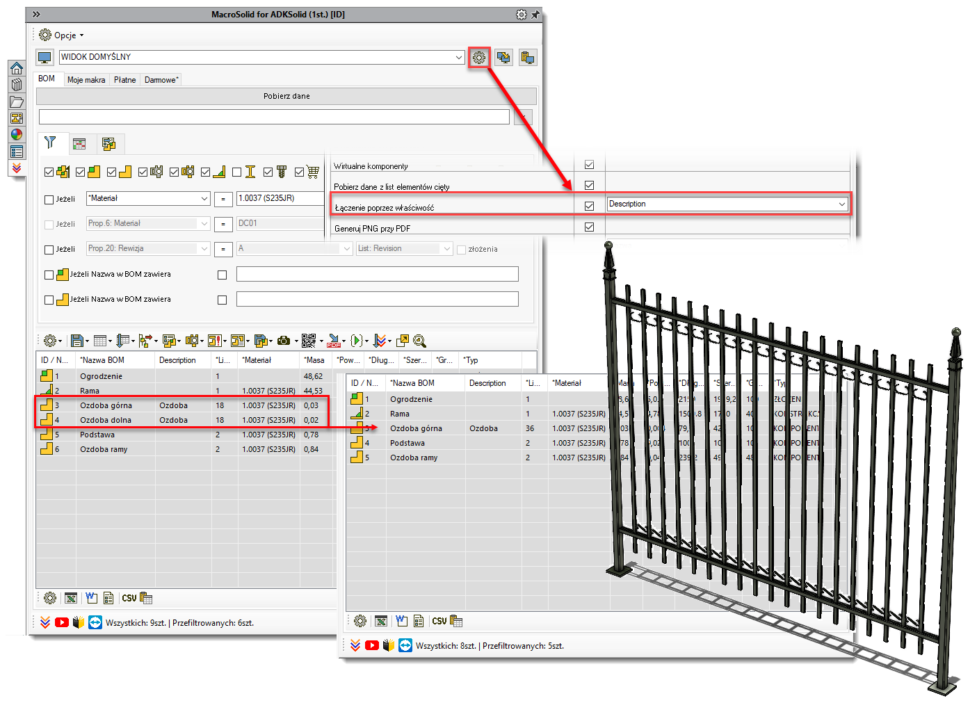 MacroSolid Filtry BOM 3