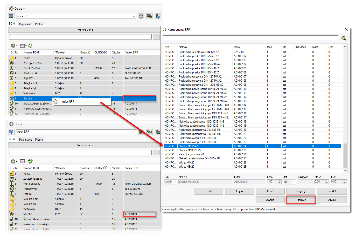 MacroSolid Komponenty ERP 8