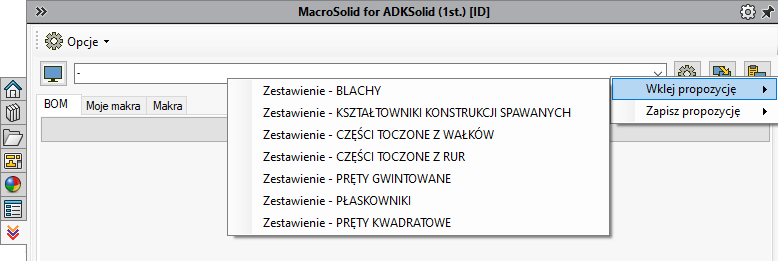 MacroSolid propozycje widokow