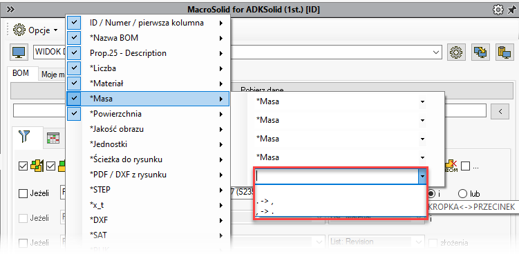 MacroSolid ExcelBOM2 1