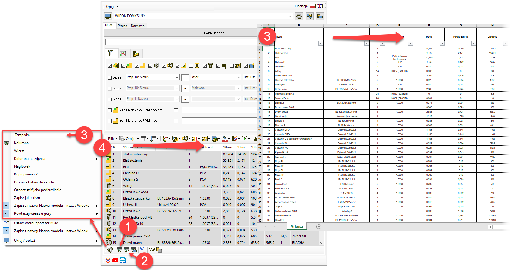 MacroSolid ExcelBOM2 1