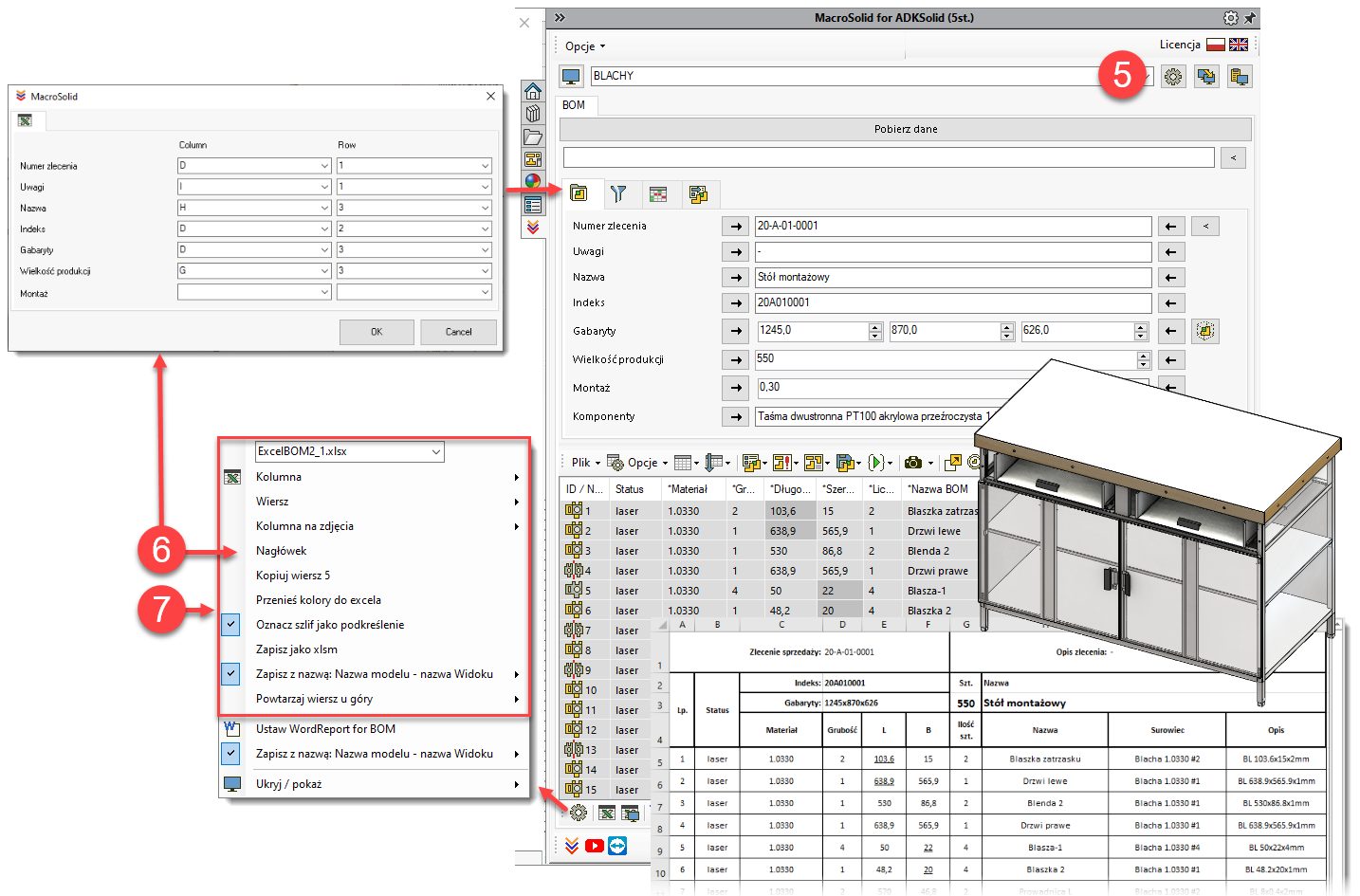 MacroSolid ExcelBOM2 2