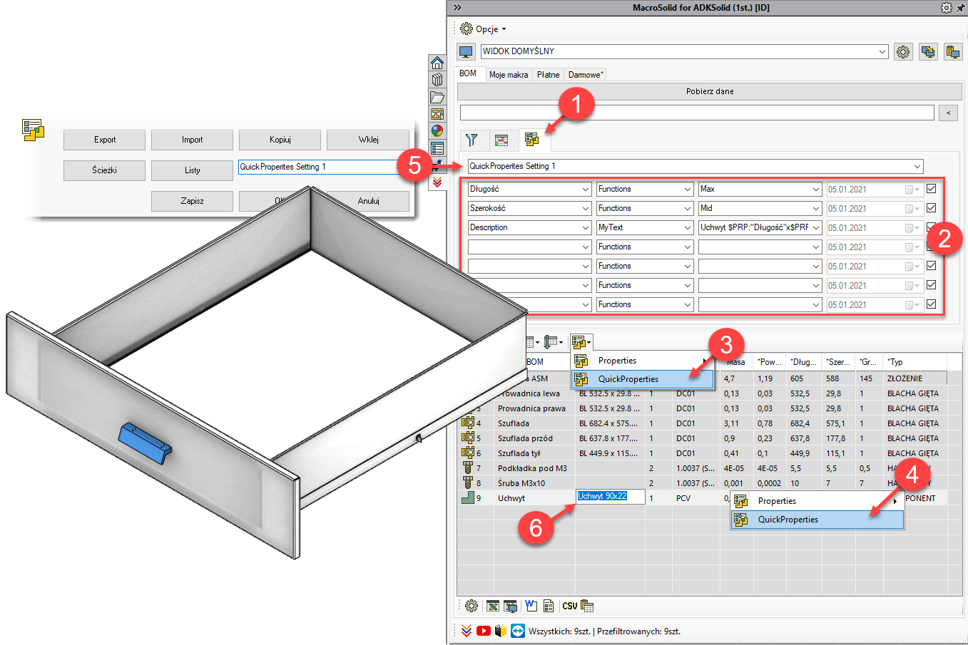 MacroSolid QuickProperties 1